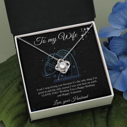 To My Wife I Can't Stop Loving You Necklace SO18v1 - Charming Present