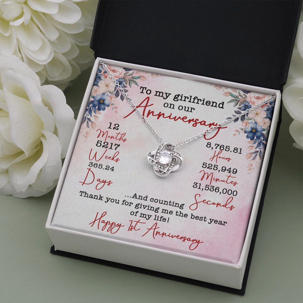To My Girlfriend On Our Aniversary Necklace SO02v1