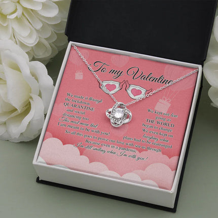 To My Valentine I'm Still Smiling When I'm With You Necklace SO12v1 - Charming Present