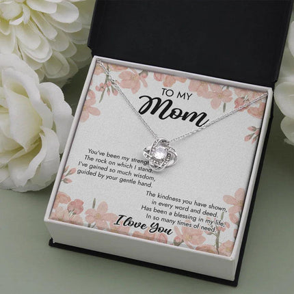 To My Mom You've Been My Strength Necklace SO40 - Charming Present