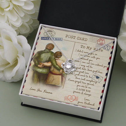 To My Wife I Love You Forever And Always Necklace SO09v1 - Charming Present