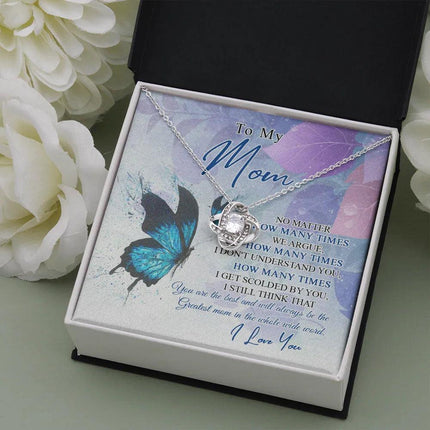To My Mom You Are The Best And Will Always Be The Greates Mom Necklace SO43 - Charming Present