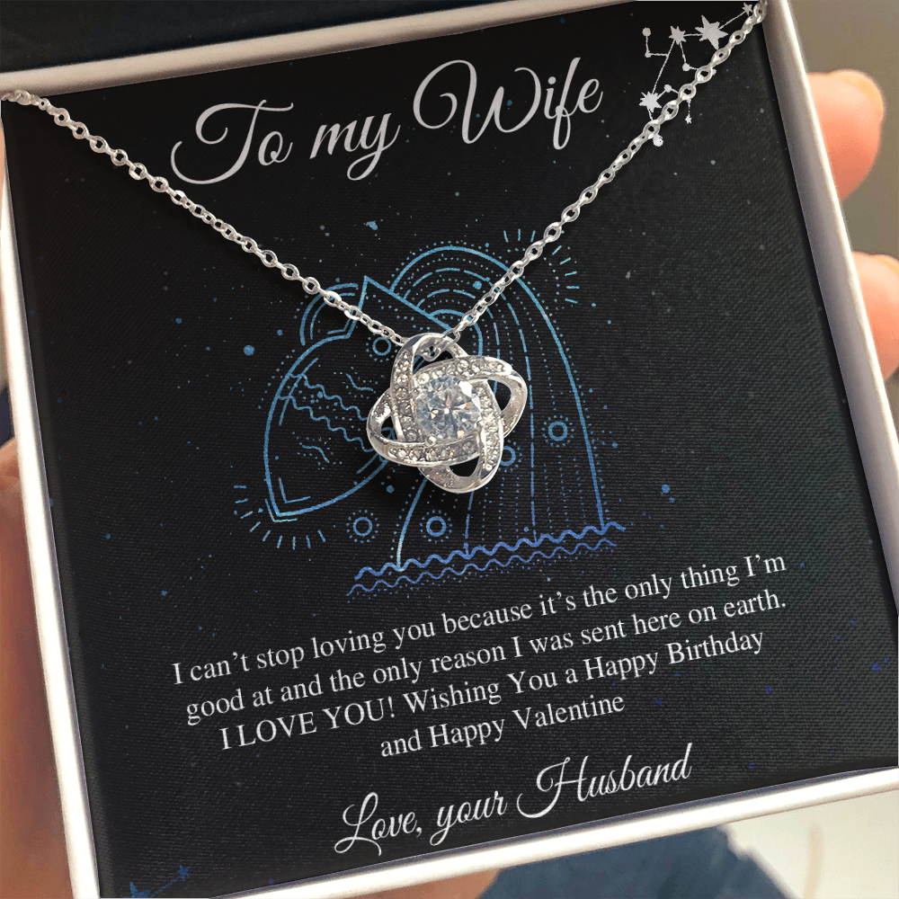 To My Wife I Can't Stop Loving You Necklace SO18v1