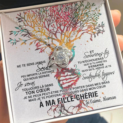 À ma fille - Rappelez-vous toujours - Collier T01 - Charming Present