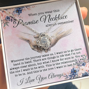 When You Wear This Promise Necklace Always Remember Necklace SO04v1