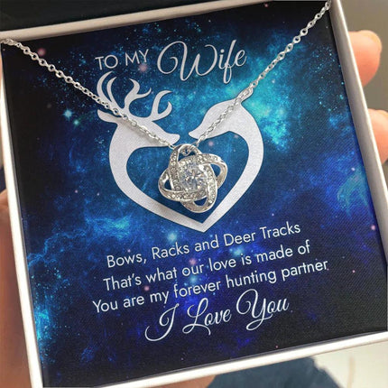 To My Wife You Are My Forever Hunting Partner - Necklace SO16v1 - Charming Present
