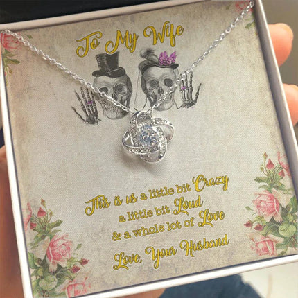 To My Wife This Is Our Necklace SO08 - Charming Present