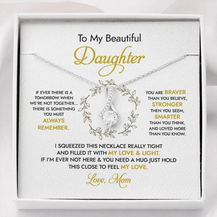 To my Beautiful Daughter - You Mean To Me - Necklace SO50v3 - Charming Present