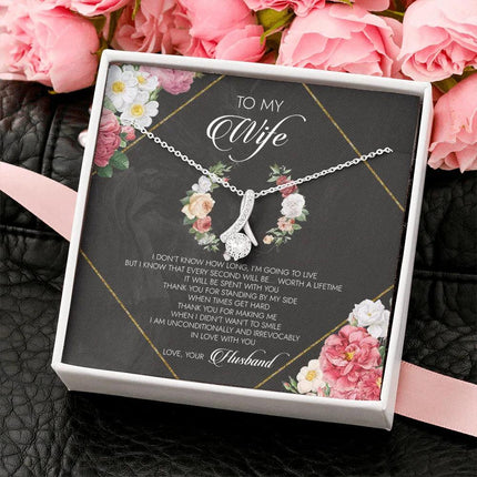 To My Wife I Am Unconditionally And Irrevocably In Love With You - Necklace SO23v2 - Charming Present