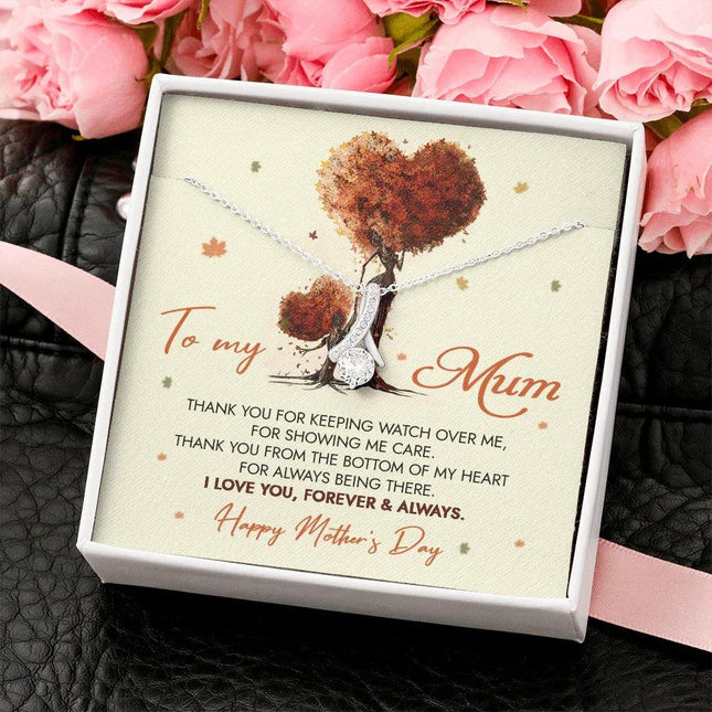 To My Mum - Happy Mother's Day - Necklace SO77 - Charming Present