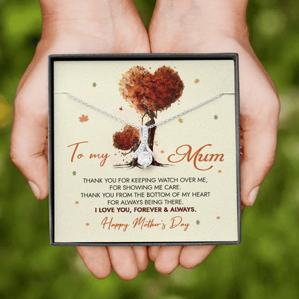 To My Mum - Happy Mother's Day - Necklace SO77 - Charming Present