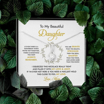 To my Beautiful Daughter - You Mean To Me - Necklace SO50v3 - Charming Present