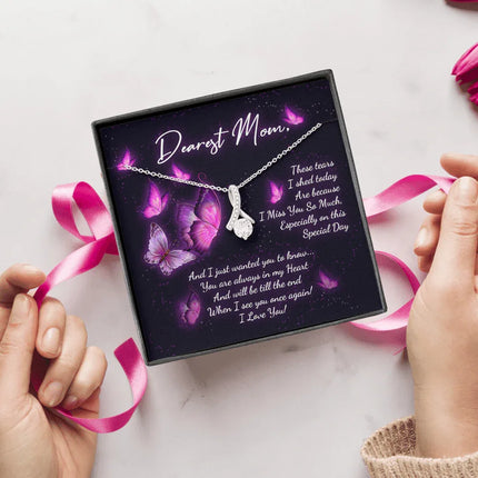 Dearest Mom I Miss You So Much - Necklace SO87 - Charming Present