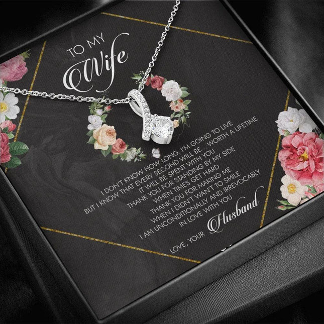 To My Wife I Am Unconditionally And Irrevocably In Love With You - Necklace SO23v2 - Charming Present
