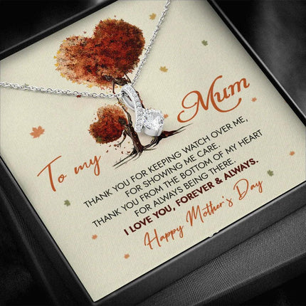 To My Mum - Happy Mother's Day - Necklace SO77 - Charming Present