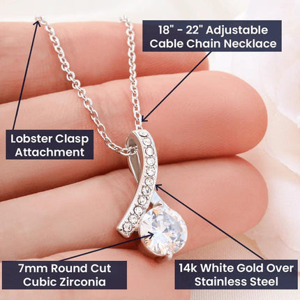 To My Wife I Am Unconditionally And Irrevocably In Love With You - Necklace SO23v2 - Charming Present