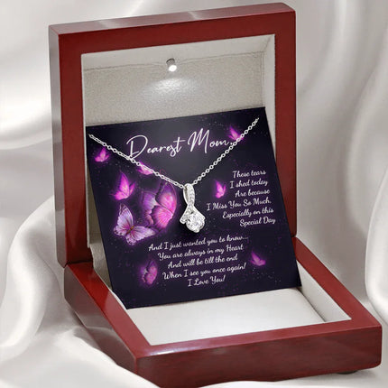 Dearest Mom I Miss You So Much - Necklace SO87 - Charming Present