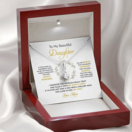 To my Beautiful Daughter - You Mean To Me - Necklace SO50v3 - Charming Present