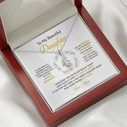 To my Beautiful Daughter - You Mean To Me - Necklace SO50v3 - Charming Present
