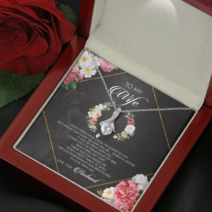 To My Wife I Am Unconditionally And Irrevocably In Love With You - Necklace SO23v2 - Charming Present