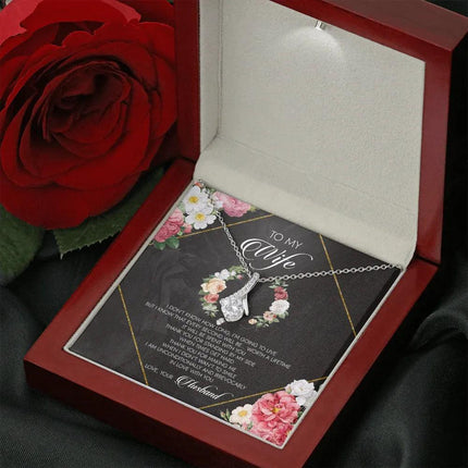 To My Wife I Am Unconditionally And Irrevocably In Love With You - Necklace SO23v2 - Charming Present