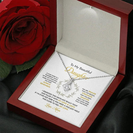 To my Beautiful Daughter - You Mean To Me - Necklace SO50v3 - Charming Present