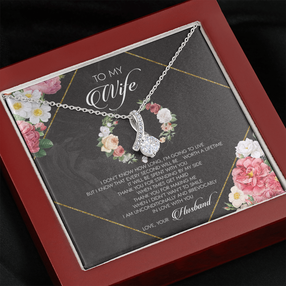 To My Wife I Am Unconditionally And Irrevocably In Love With You - Necklace SO23v2