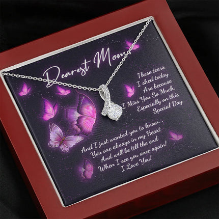 Dearest Mom I Miss You So Much - Necklace SO87 - Charming Present
