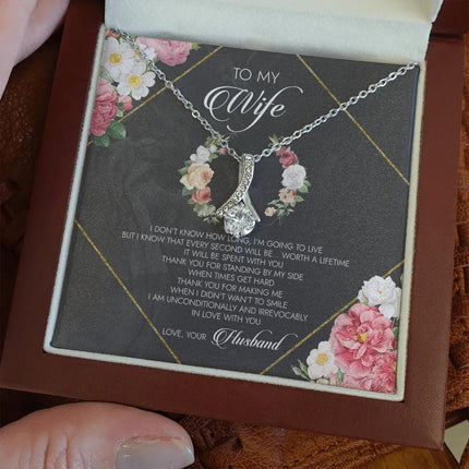 To My Wife I Am Unconditionally And Irrevocably In Love With You - Necklace SO23v2 - Charming Present