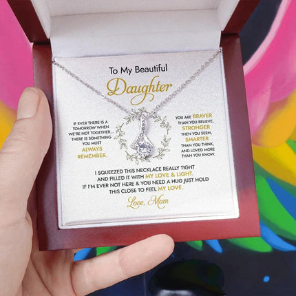To my Beautiful Daughter - You Mean To Me - Necklace SO50v3 - Charming Present