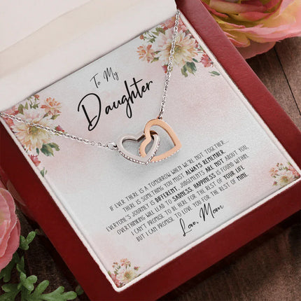 To My Daughter - When We Are Not Together - Necklace DR06 - Charming Present