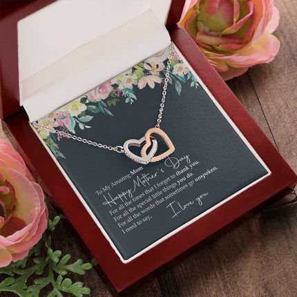To My Amazing Mom - Happy Mother's Day - Necklace SO60V - Charming Present