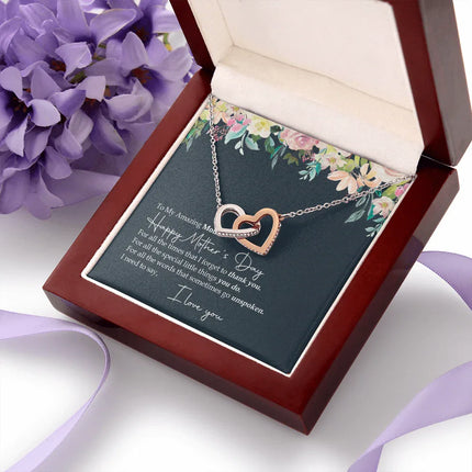 To My Amazing Mom - Happy Mother's Day - Necklace SO60V - Charming Present