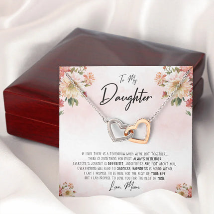 To My Daughter - When We Are Not Together - Necklace DR06 - Charming Present