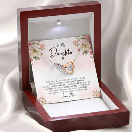 To My Daughter - When We Are Not Together - Necklace DR06 - Charming Present