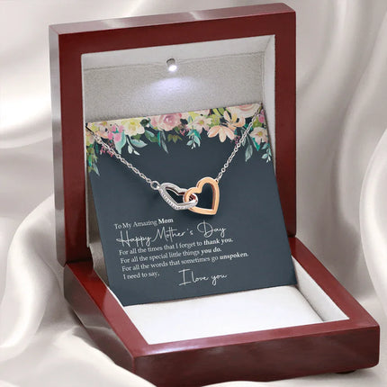 To My Amazing Mom - Happy Mother's Day - Necklace SO60V - Charming Present