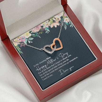 To My Amazing Mom - Happy Mother's Day - Necklace SO60V - Charming Present