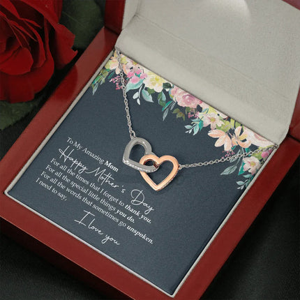 To My Amazing Mom - Happy Mother's Day - Necklace SO60V - Charming Present