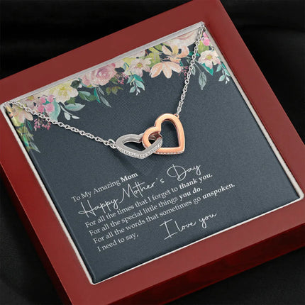 To My Amazing Mom - Happy Mother's Day - Necklace SO60V - Charming Present