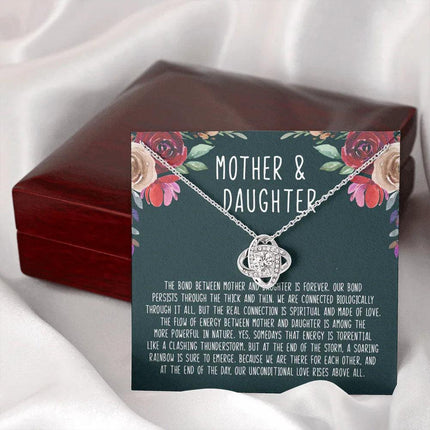 Mother's Day Gift - The Bond Between Mother And Daughter Is Forever - Necklace SO16T - Charming Present