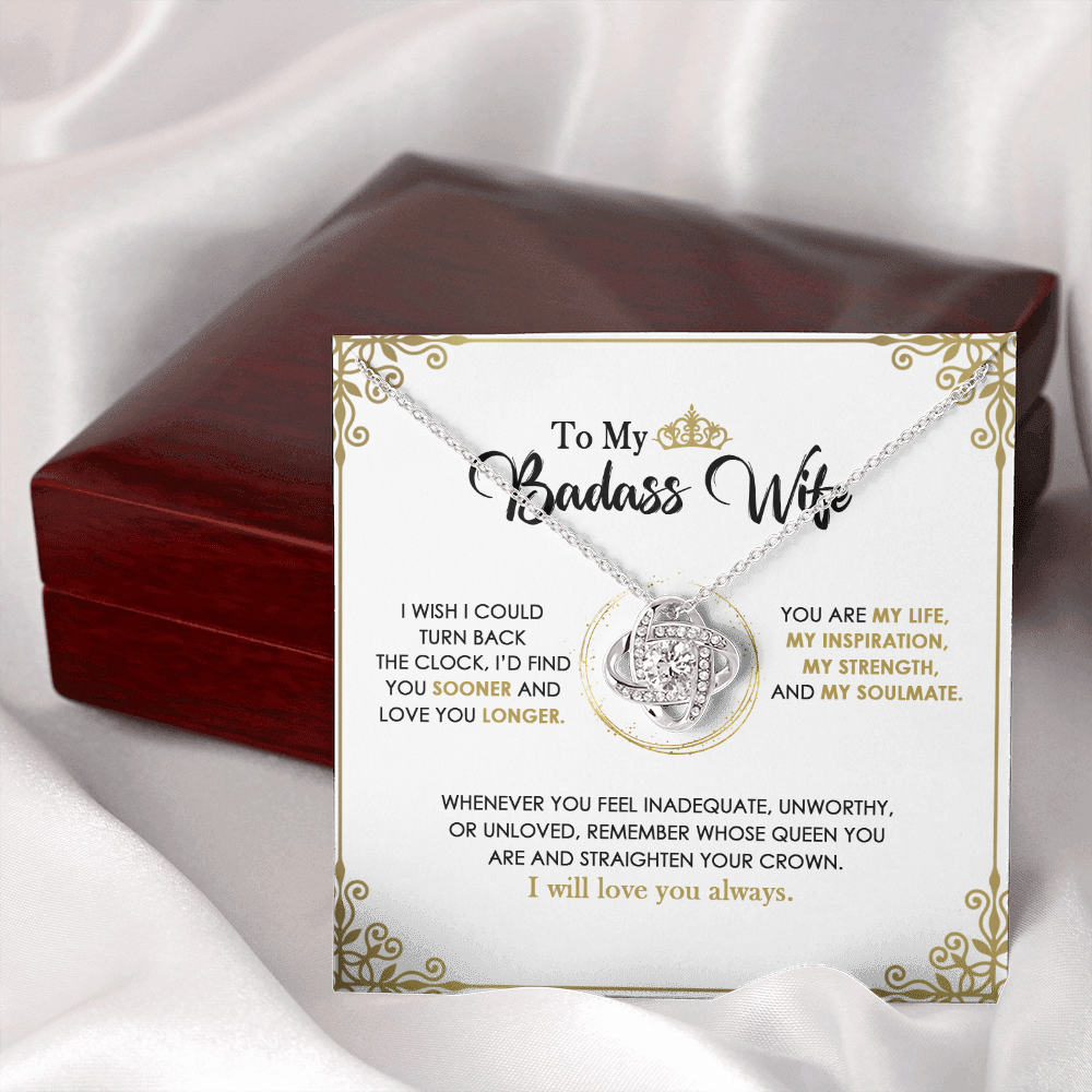 To My Badass Wife - You Are My Life - Necklace SO145V