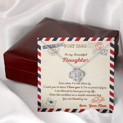 To My Daughter - You Are Loved - Necklace SO49 - Charming Present