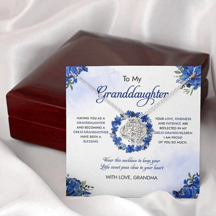 To My Granddaughter - I Am Proud Of You So Much - Necklace SO97 - Charming Present