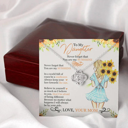 To My Daughter - You Are My Sunshine - Necklace SO137T - Charming Present
