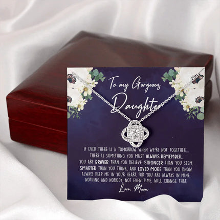 To My Gorgeous Daughter - You Are Braver Than You Believe - Necklace SO75 - Charming Present
