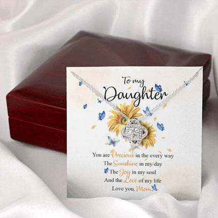 To My Daughter You're The Love Of My Life Necklace SO70 - Charming Present