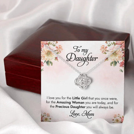 To My Daughter - I Love You For The Little Girl - Necklace SO83 - Charming Present