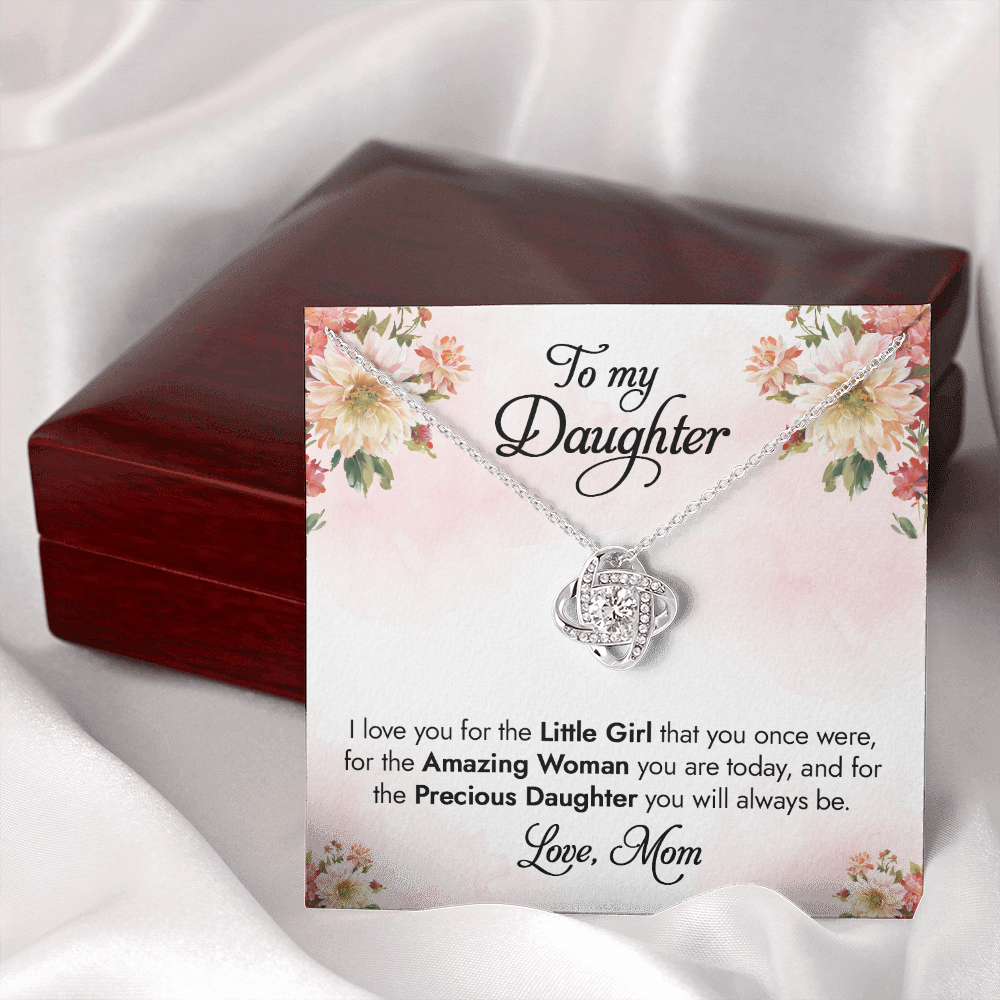 To My Daughter - I Love You For The Little Girl - Necklace SO83