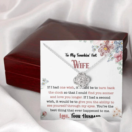 To My Smokin' Hot Wife - Love You Longer - Necklace DR01v1 - Charming Present