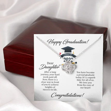 To My Daughter - Happy Your Graduation - Necklace SO110T - Charming Present